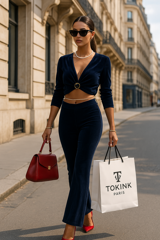 Ensemble Velours Femme 2 Pièces – Chic & Confort Automne Hiver